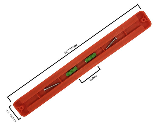 Magnetic Knife/Tool Rack - 4 Red
